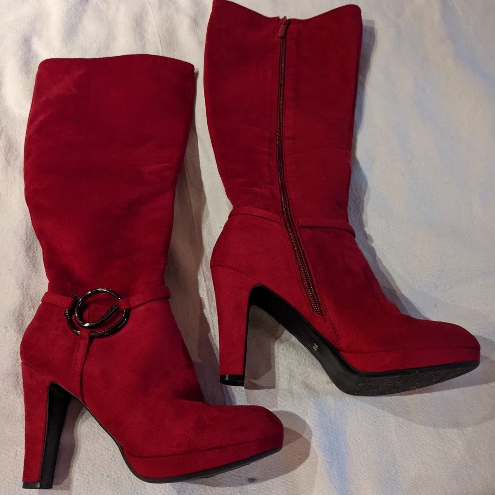 Impo Red Suede Boots
